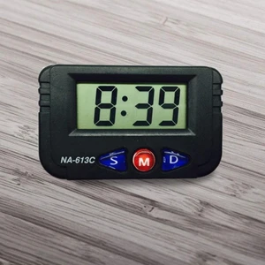 613C Araba Gösterge Paneli Elektronik Saat Dijital Saat Ölçer Masaüstü Saati