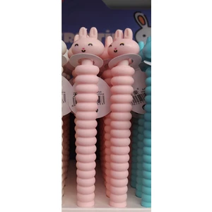 Tavşan Başlıklı 0,7 mm Pembe Kalem Okul ve Ofis Kullanımı için Uygun