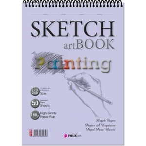 Üstten Telli Eskiz Defter