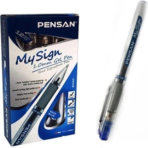 My-Sign Jell Imza Kalemi 1,0 mm Mavi 12 Li (1 Paket 12 Adet)
