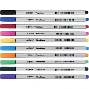 Fineliner İnce Uçlu Keçeli Kalem Tekil Ürün Dayanıklı Renkler ile Ergonomik Tasarım