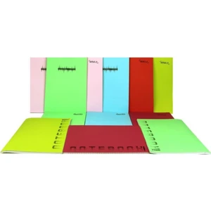 Defne Nebula A-4 Plastik Kapak Defter Dikişli 60 Yaprak Kareli