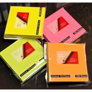 Post-It Yapışkanlı Not Kağıdı 76X76 mm 4 Renk