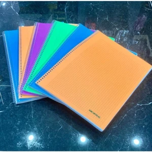 96 Yaprak Spiralli Kareli Defter 6'lı