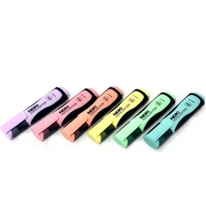 6'lı Fosforlu Kalem Seti Renkli Pastel Kalemler ile Yüksek Performans