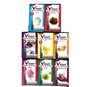 Toz Gıda Boyası Seti 8'li G.b