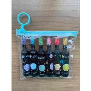 Galaksi (Galaxy) Uzay Fosforlu Kalem 6'lı Set