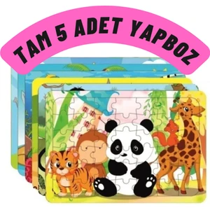 20X30CM Hikayeli Yapboz Seti 5'li - 5 Farklı Yapboz