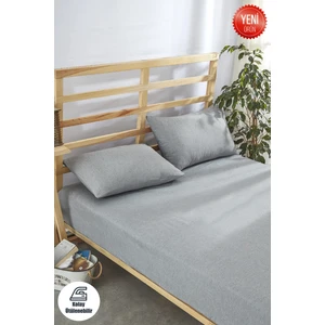 Tek Kişilik ve Çift Kişilik Çarşaf Takımları Düz Renkli Lastikli Çarşaf