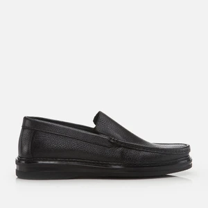 02AYH273790A100 Hakiki Deri Siyah Erkek Loafer