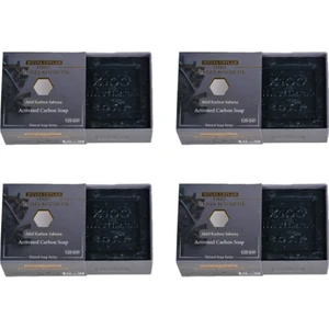 Hmd Bitkisel Kozmetik Aktif Karbon Sabunu 125 Gr X 4ad.Doğal