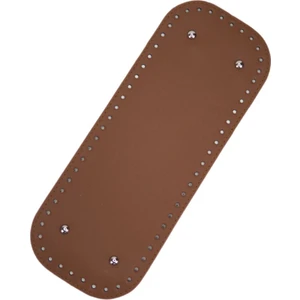 Dikdörtgen Suni Deri Çanta Tabanı 32 x 12 cm Taba