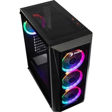 Zoko Melody x 4X12 cm Rainbow Fanlı Temperli Cam Gaming Fiyatı