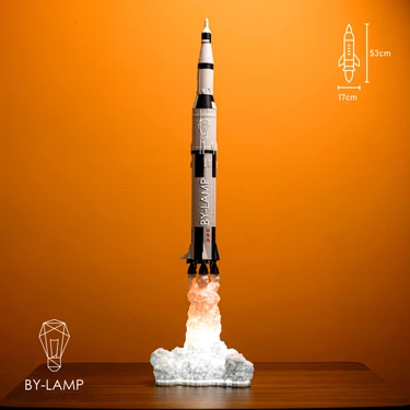 By-Lamp ⎥Roket Lamba, Nasa, Roket, Satürn V, Uzay, SpaceX, Satürn V Lambası, Apollo 11, Uzay