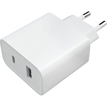 Xiaomi Mi 33W Wall Chargher Type-A+Type-C Şarj Cihazı, Şarj Adaptörü, Beyaz XİAOMİ Türkiye