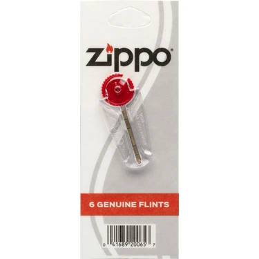 Zippo Çakmak Taşı 6 Adet Gri Renkli Uzun Süreli Ateşleme Performansı Kadın ve Erkekler