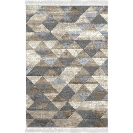 Dijital Salon Halısı Yıldız Deri Kaymaz Taban Saçaklı Iskandinav Kitty Bej fiyatları