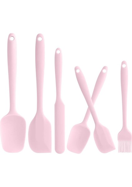 Isıya Dayanıklı Silikon Spatula Seti, Pişirme, Pişirme, Karıştırma Aletleri Için Yapışmaz Premium Kauçuk Mutfak Gereçleri, Bpa Içermez, Pembe (Yurt Dışından)
