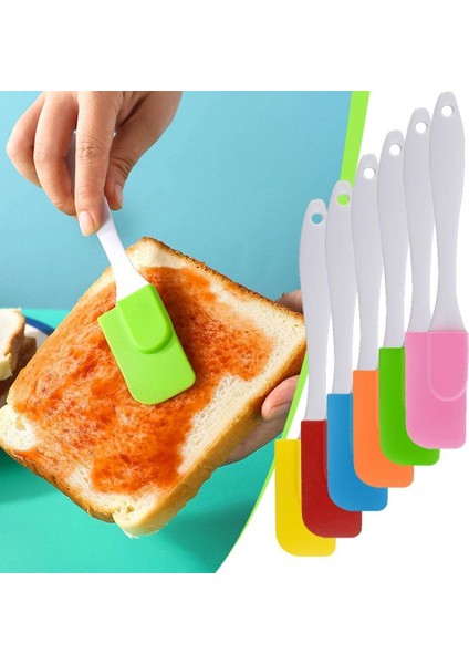 Silikon Spatula, Isıya Dayanıklı Mini Küçük Mutfak Pişirme Yapışmaz Kazıyıcı, Yapışmaz Bulaşık Makinesinde Yıkanabilir Esnek Spatula, Pişirme, Karıştırma Için Mutfak Gereçleri (Yurt Dışından)