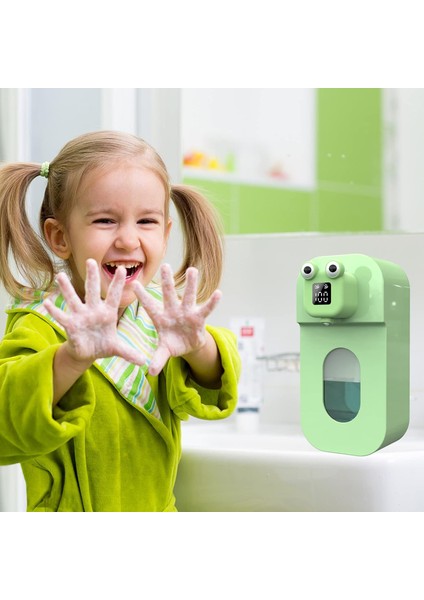 Otomatik Sabunluk, Çocuklar Için Şarj Edilebilir Temassız Köpüklü Sabunluk, Banyo, Mutfak Için Yükseltilmiş Ayarlanabilir El Dezenfektanı Dispenseri (Yurt Dışından) fırsatları