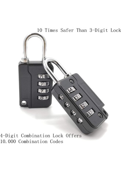 - 4 Haneli Kombinasyonlu Asma Kilit Güvenli Şifre Kilidi, Spor Salonu Dış Mekan ve Okul Çalışan Dolabı, Alet Kutusu, Çit, Çile Dolabı, Sıfırlanabilir Kombinasyon Kilitler (Siyah 5 (Yurt Dışından) fiyatları