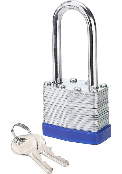 Kilit, 1-9/16" (40MM) Lamine Anahtarlı Asma Kilitler, Aynı Anahtarlı Kilitler, 2 Inç Uzun Kelepçe Kilitleri-8'li Paket (Yurt Dışından)