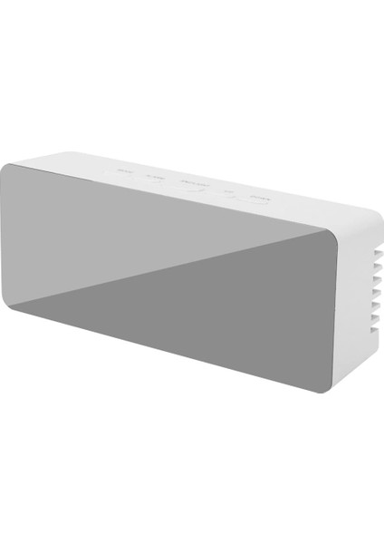 Kompakt Dijital Çalar Saat, Dijital Ayna Çalar Saat, Ayna Yüzeyi Ayarlanabilir Alarm Sesi ile LED Elektronik Saatler, Yatak Odaları Için Erteleme, Başucu, Masa, Raf, Dikdörtgen, Be (Yurt Dışından)