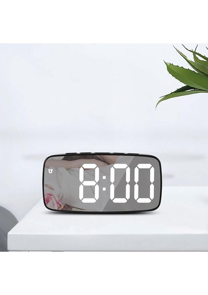 LED Dijital Elektronik Çalar Saat Ayna Erteleme Uyandırma Zaman Saatleri Ev Yatak Odası Yurdu Ofis Dekorasyonu Için (Yurt Dışından) modelleri