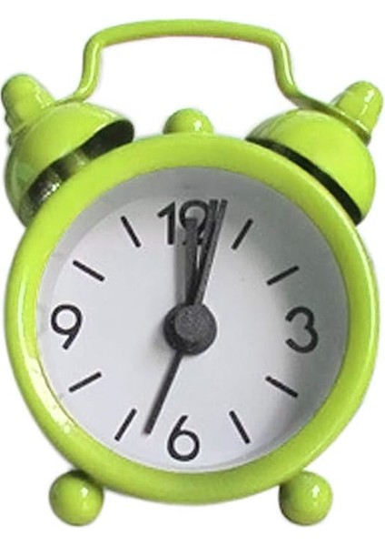Yaratıcı Saat Sevimli Küçük Alarm Metal Çalar Saat Küçük Elektronik Mini Saat Fırın Sıcaklık Göstergesi (Yeşil, Tek Boyut) (Yurt Dışından)