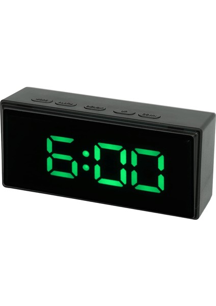Aynalı Dijital Çalar Saat, Dijital Akıllı Erteleme Küçük Elektronik Masa Saati, LED Ekranlı Ayarlanabilir Ses Seviyesi, Yatak Odası Mutfak Ofis Için LED Saat (Yeşil) (Yurt Dışından) fiyatları