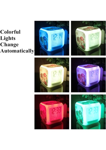 LED Çalar Saat Amerikan Futbolu Touchdown Spor Desen Kişilik Yaratıcı Gürültüsüz Çok Fonksiyonlu Elektronik Masa Masa Dijital Çalar Saat Unisex Yetişkinler Çocuklar Için Oyuncak He (Yurt Dışından) modelleri