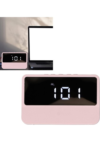 LED Saat, USB Güç Kaynağı Sıcaklık Göstergesi Yüksek Çözünürlüklü Ekran 2 Seviye Parlaklık Elektronik Çalar Saat Ofis Için Erteleme Aynası (Yurt Dışından) fiyatları