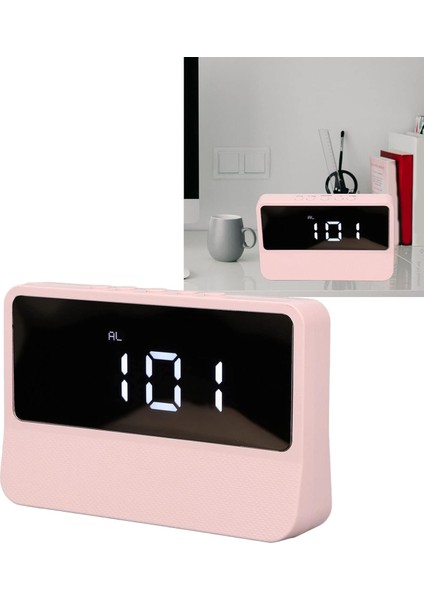 LED Saat, USB Güç Kaynağı Sıcaklık Göstergesi Yüksek Çözünürlüklü Ekran 2 Seviye Parlaklık Elektronik Çalar Saat Ofis Için Erteleme Aynası (Yurt Dışından) fırsatları