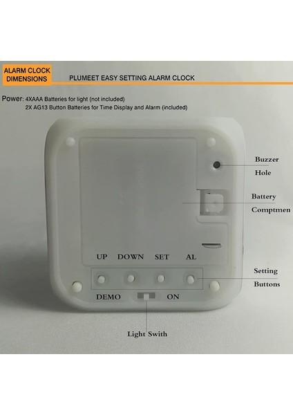 Çocuklar Gençler Yetişkinler Için Elektronik LED Dijital Çalar Saat, Gri Kurt Renkli Değişim Yaratıcı Uyandırma Başucu Saat Yatak Odası Okul Ofis Için Parlayan Saat (Yurt Dışından)