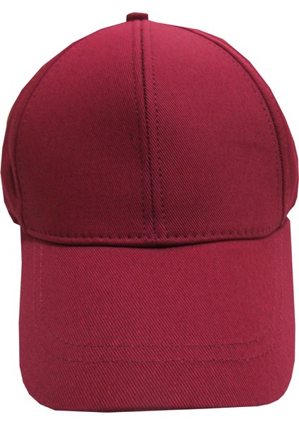 Bordo Şapka Unisex Model Ayarlanabilir Özellikte
