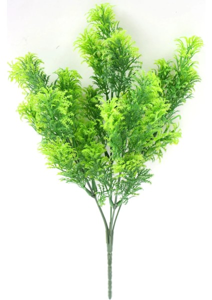 Yapay Çiçek Kabarık Cam Demeti Yeşil