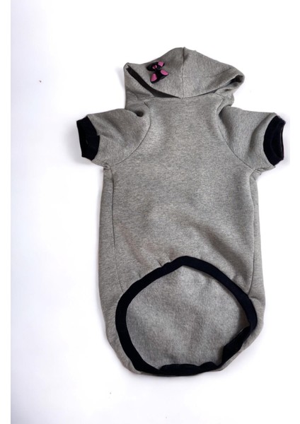 Happy Kapşonlu Sweatshirt Orta ve Büyük Irklar Için