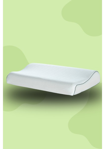 Visco Ortopedik, Boyun Destekli Yastık 60X40X10 BRN14