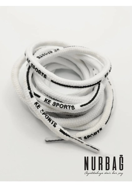 Spor Ayakkabı Bağcık ( Ke Sports) Yazılı Polyester 100 cm 1 Çift BS87