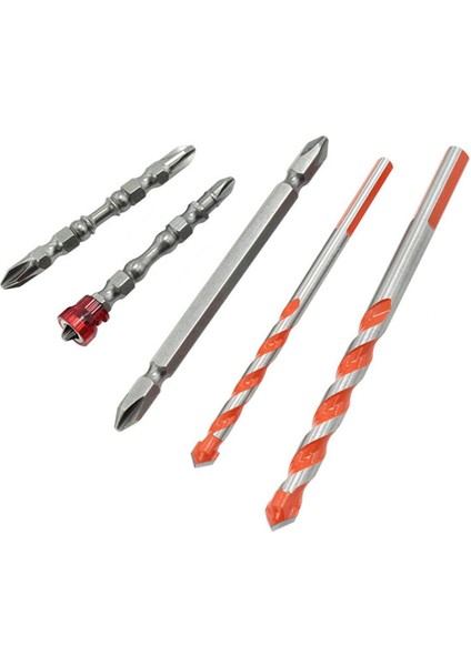 5 Adet Seramik Karo Cam Manyetik Aletler Dıy Halka Çapraz Matkap Ucu Seti Çok Fonksiyonlu Kesici (Yurt Dışından) modelleri