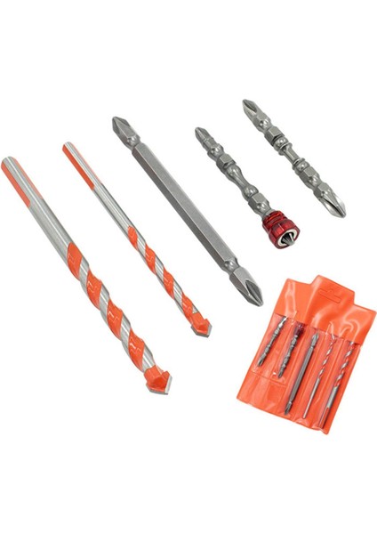 5 Adet Seramik Karo Cam Manyetik Aletler Dıy Halka Çapraz Matkap Ucu Seti Çok Fonksiyonlu Kesici (Yurt Dışından) fırsatları