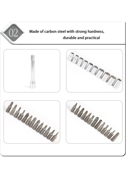 Günlük Aletler Tornavida Seti Kutu Boyutu: 240X110X35MM (Yurt Dışından) modelleri