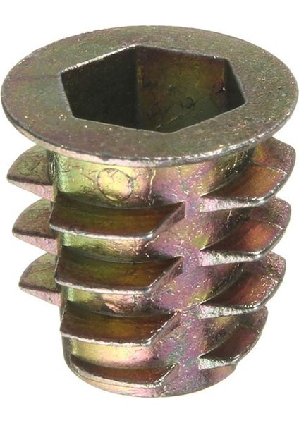 M8 Çinko Filettato Hex Tahrik Başlığı Fissaggio Tipo Legno Diavolo Inserto Somunları (Yurt Dışından) fiyatları