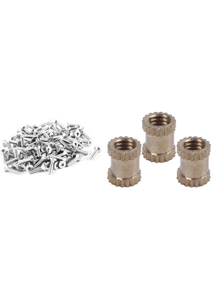 Enjeksiyon Kalıplama 3mm x 5mm x 4mm Bağlantı Elemanları Tırtıllı Diş Ek Parçaları 50 Adet (Yurt Dışından)