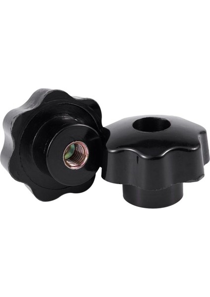 2 Adet M10 Dişi Dişli Somunlar 50MM Plastik Yıldız Başlı Sıkma Topuzu Kavrama (Yurt Dışından)