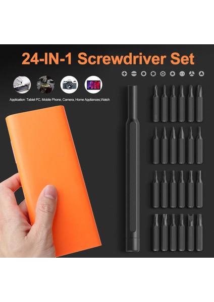 24-In-1 Çok Fonksiyonlu Bilgisayar Araçları Dıy Pc Cep Telefonu Manyetik Uçları Tornavida Seti (Yurt Dışından) fiyatları
