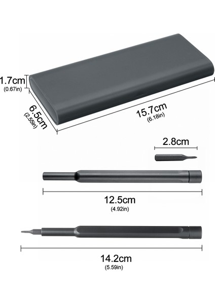 24-In-1 Çok Fonksiyonlu Bilgisayar Araçları Dıy Pc Cep Telefonu Manyetik Uçları Tornavida Seti (Yurt Dışından) modelleri