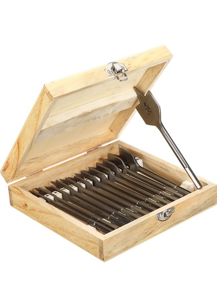 Fonksiyonel 13 Adet Düz Maça Matkap Uçları Setbit Kiti Hex Shank Ağaç Işleme Aleti (Yurt Dışından)