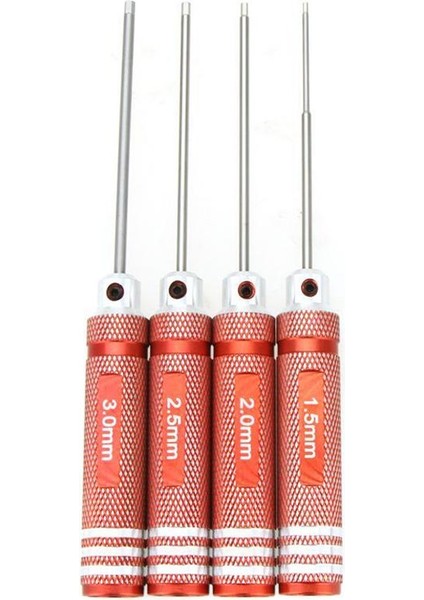Tini Hex Sürücü Anahtarı 4 Adet Set 1.5mm/2mm/2.5mm/3.0mm Rc Helikopter Için (Yurt Dışından)