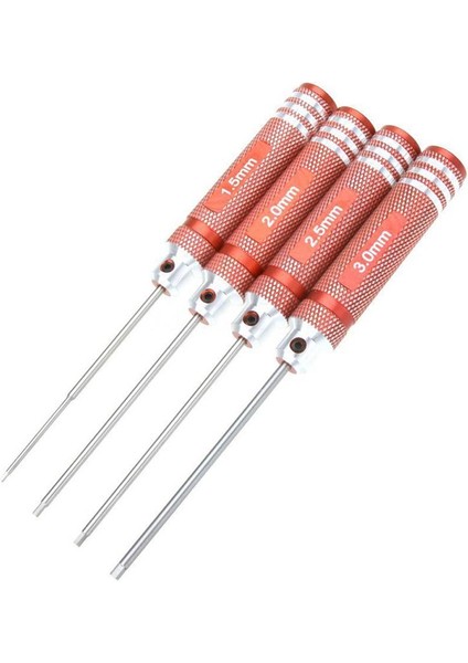 Tini Hex Sürücü Anahtarı 4 Adet Set 1.5mm/2mm/2.5mm/3.0mm Rc Helikopter Için (Yurt Dışından) modelleri
